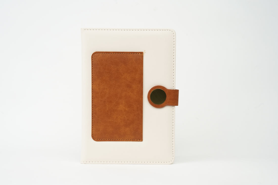 Dual Shade Diary-White