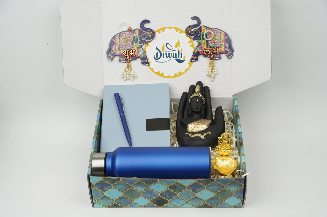 "Personalized Diwali Gift Hamper 5.0-Blue