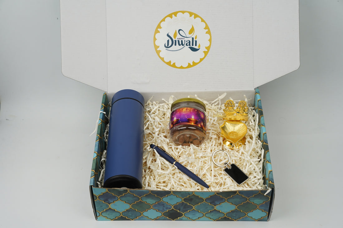 "Personalized Diwali Gift Hamper 6.0-Blue