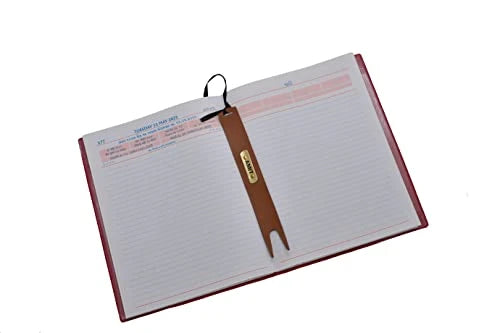 Time to Get Lost in a Book: Let the Leather Bookmark Accompany You on Your Reading Adventures.