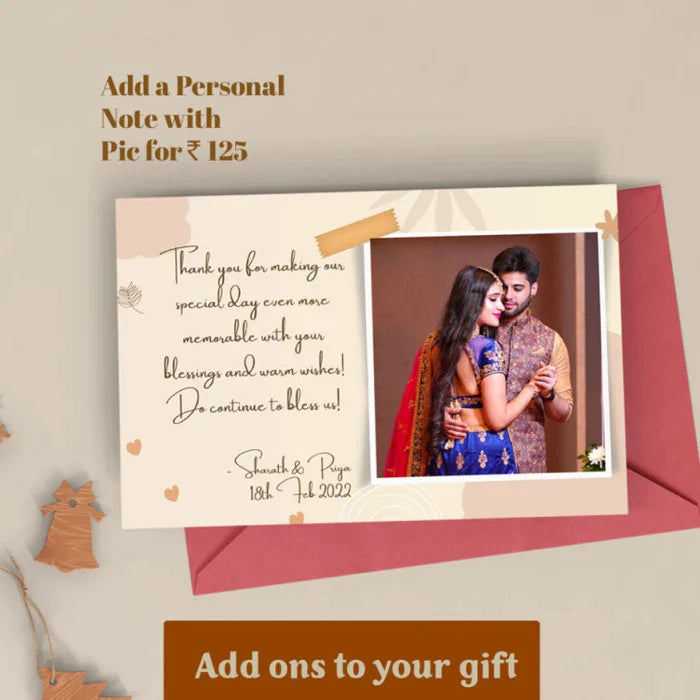 Personalized All in One Men's Combo (4 pcs) - Black. Add your personal note and polaroid picture to customise the gifts and give it a personal touch.
