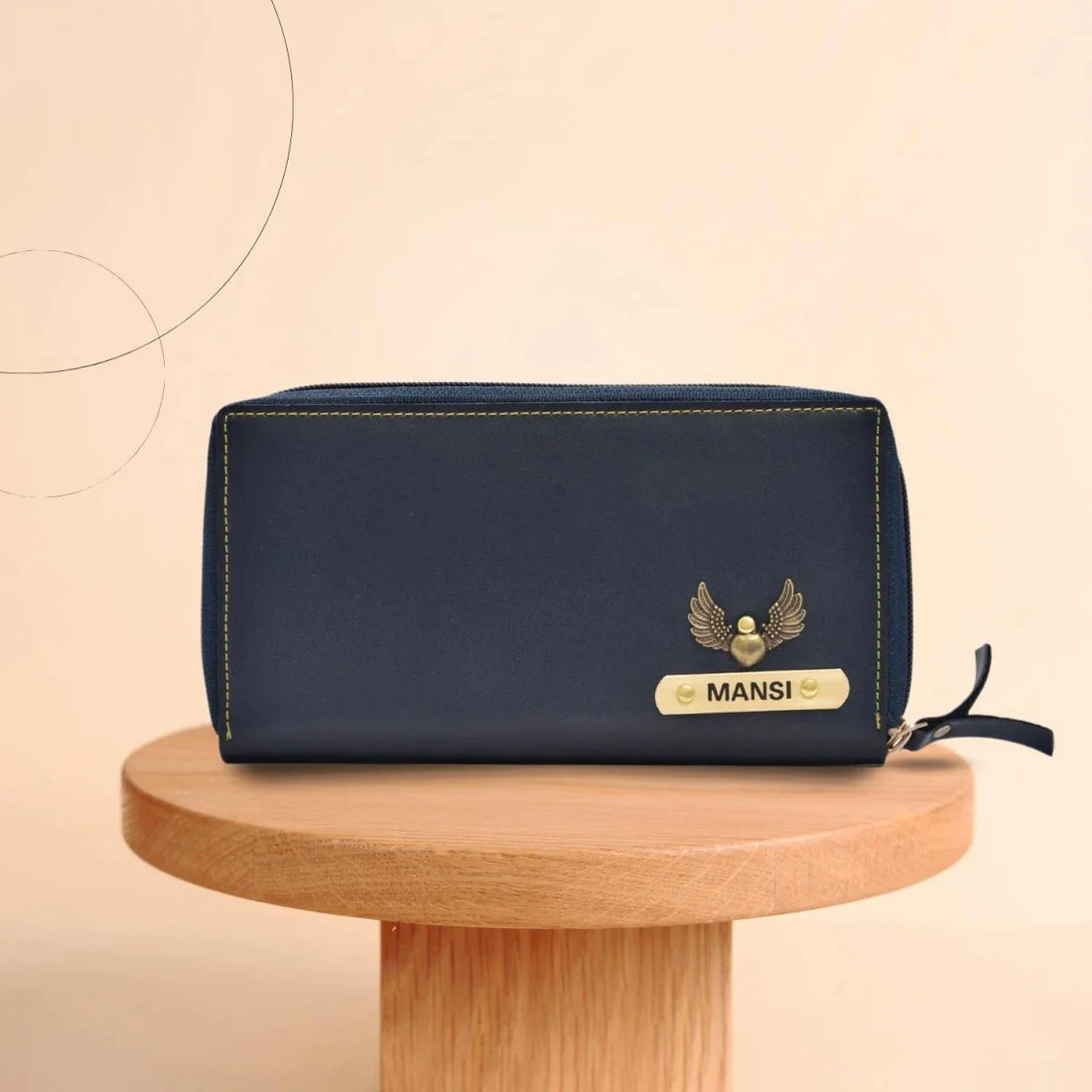 "Minimalist Chic: Embrace the beauty of simplicity with our zip around minimal clutch, designed to complement your refined sense of style."