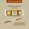 Personalized Passport Cover - Tan.Sweeten the joy of every occasion with the delicious and all-time-favourite ferraro rocher.  Do not miss the elegant and classy rudraksha bracelet for your loved ones.