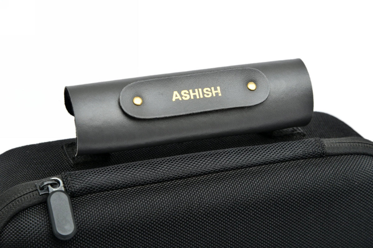 "Create a lasting impression with our high-quality custom bag tags."