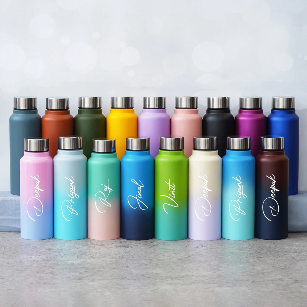 all variants of bottles
