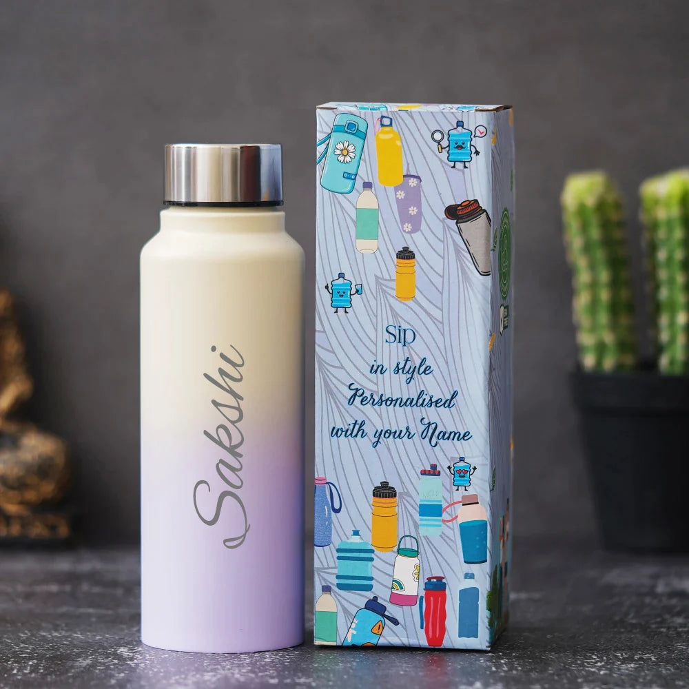water bottle custom with name
