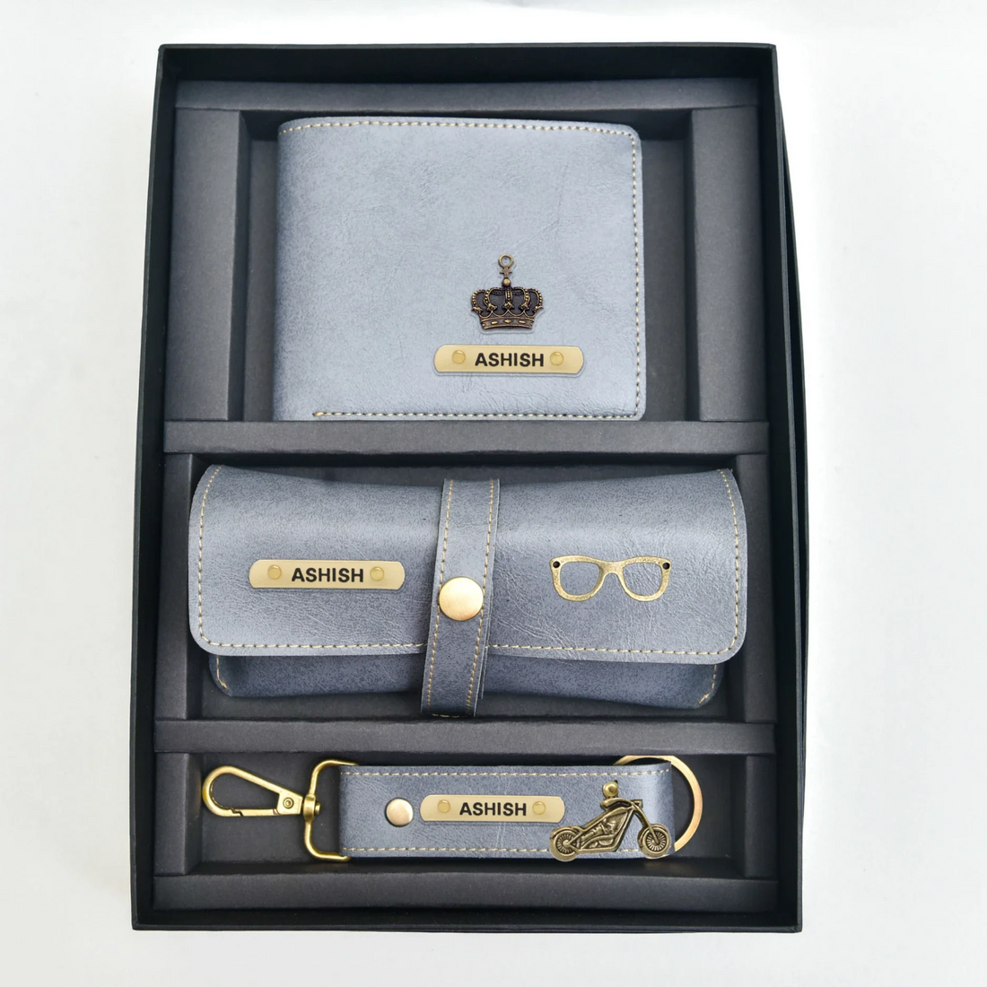 Whether you're shopping for yourself or searching for the perfect gift, our customized men's combo is the perfect choice. This set is made from high-quality materials and feature a modern design.