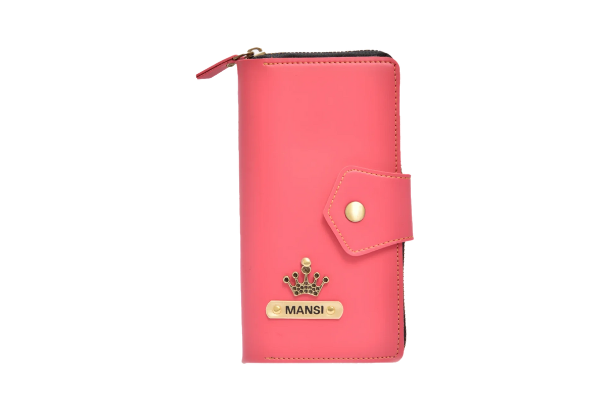 With a spacious interior and durable construction, this zip around lady wallet is both practical and stylish.