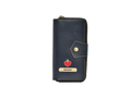 Keep your valuables secure and easily accessible with this sleek and sophisticated zip around lady wallet.
