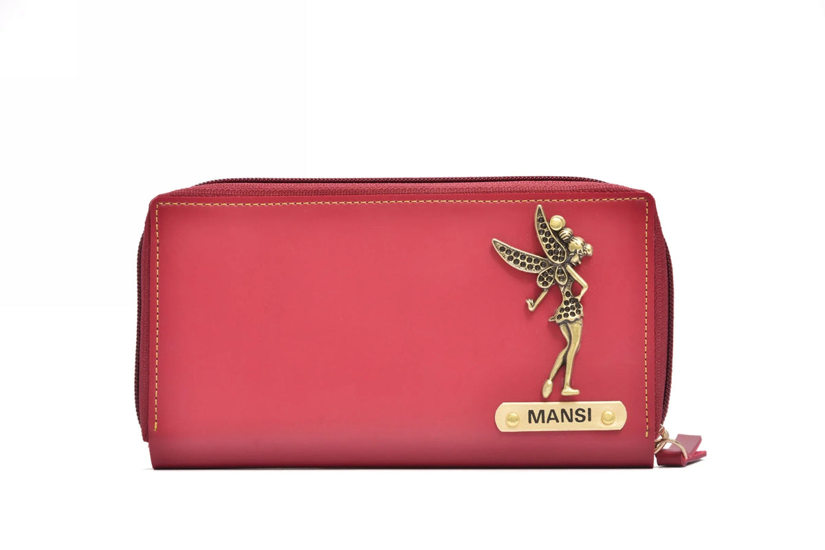 "Organized On-the-Go: Stay perfectly organized with the convenient compartments and pockets of our zip around minimal clutch."