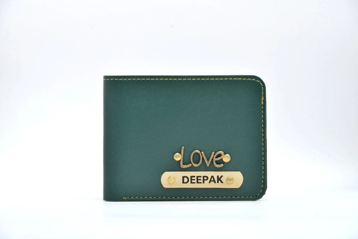 Stylish wallet made with the best quality synthetic leather is the perfect touch to any office/formal outfit. The option to customize it with your name and lucky charm makes it that much more personal and unique. This also makes for a best business gift! Always be trending and in style with our personalized wallets.