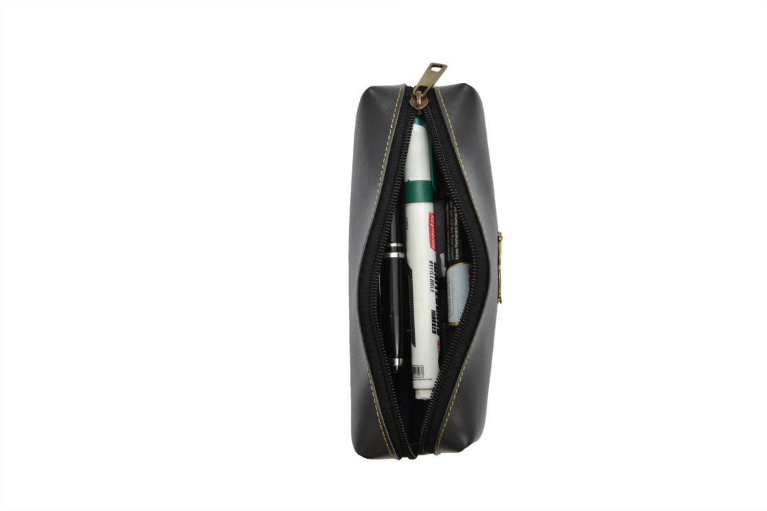 "Ideal for Students: Our pencil pouch is designed with students in mind, providing ample space for pens, pencils, highlighters, and other essentials."