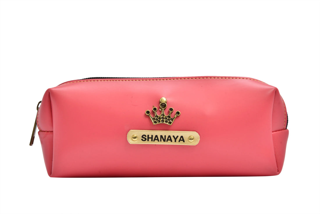 "Smart and Practical Design: Our pencil pouch incorporates thoughtful features like mesh pockets, pen slots, and elastic loops, ensuring efficient storage."