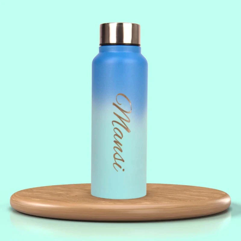 rainbow color water bottle for men's and boys