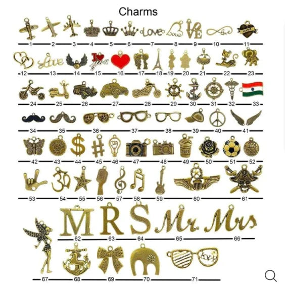 "How to make your gift unique? Your gift studio provides the option to customize the gift with a name tag and lucky charm  "
