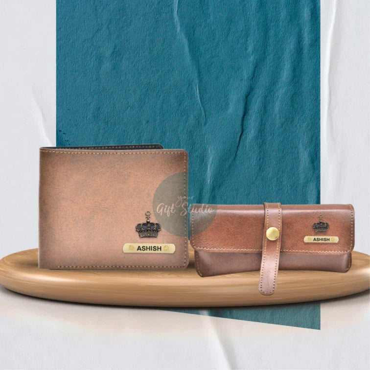 personalized perfect wallet and eyewear case for men's